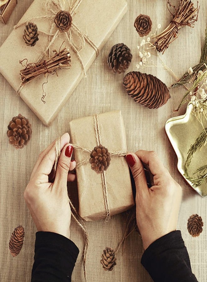Jangostor 40 PCS Rustic Pine Cone Decorations - Large, Medium and Mini Sizes for Table, Tree and Home Decor - Image 5